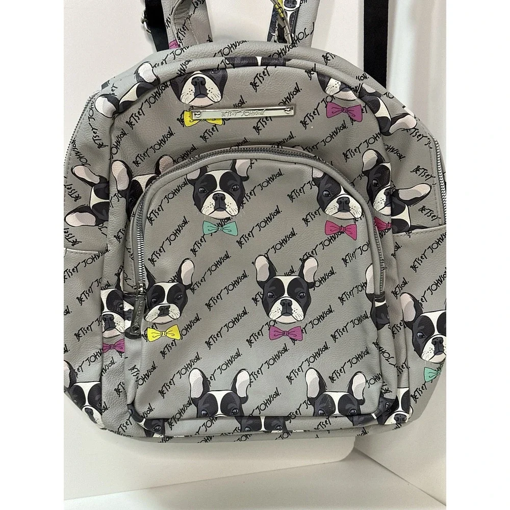 Betsey Johnson, French Bulldog Bowtie‎ Backpack